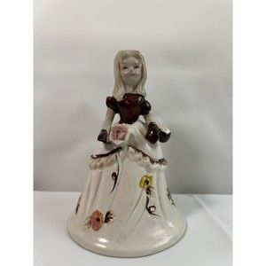 Vintage Brinnco Brinns's‎ Porcelain Lady in Dress Gown Bell